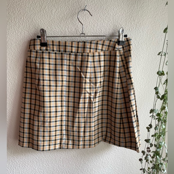 ASOS Pleated Plaid Mini Skirt - Picture 2 of 5